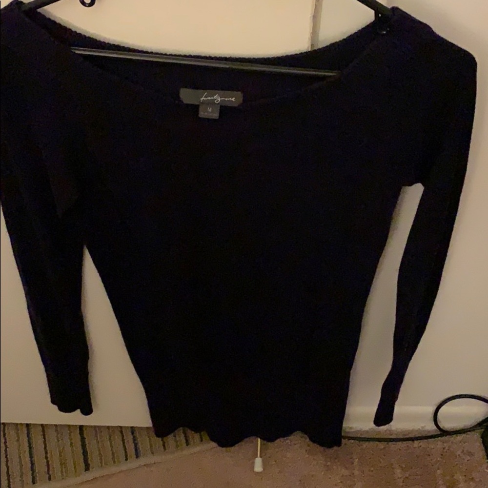 Black long sleeve shirt
